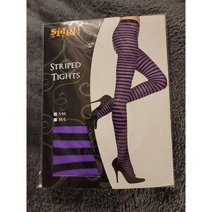 Spirit‎ Purple & Black Tights Size Small/Medium